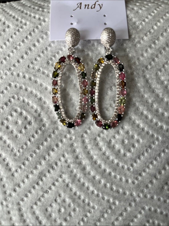JTV Jewelry - 🎀🌸🎀🌸 NWOT JTV 925 SS MULTI SAPPHIRE EARRINGS. 🌸🎀🌸🎀
